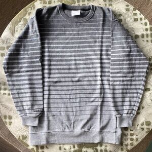 Gradient Striped Crewneck